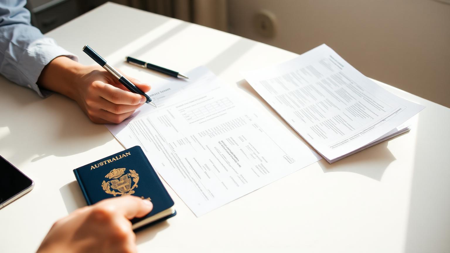 Preparing NAATI translation documents with a passport for an Australian application